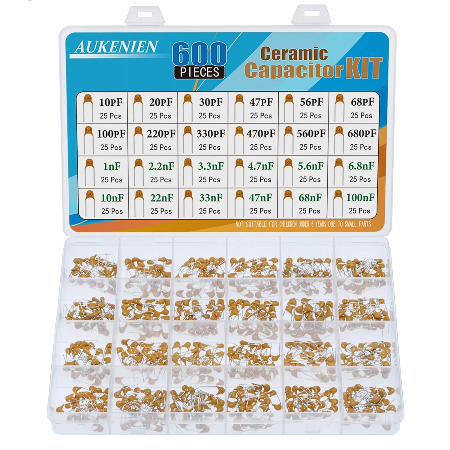 Kit Condensateur Céramique 10pF à 100nF